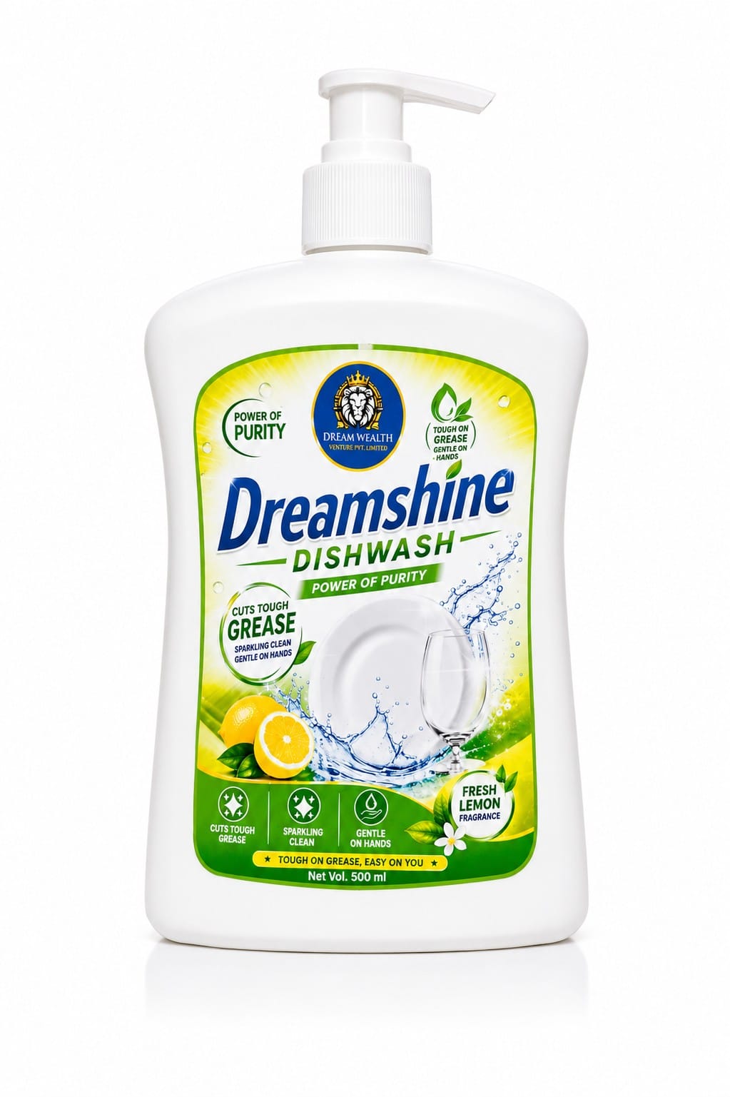 Dreamshine LIQUID DISHWASH 500ML